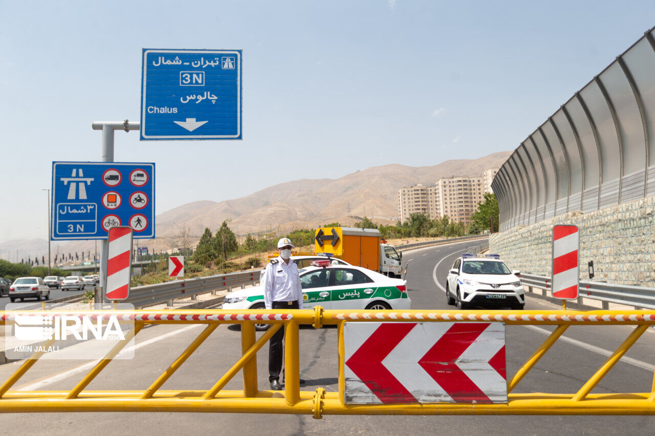 اعمال محدودیتهای ترافیکی در جادههای مازندران